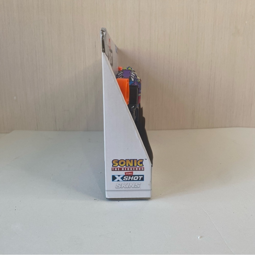 Zuru X-Shot Menace Hyper Spike Skins Sonic the Hedgehog Soft Dart Gun + 8 Rounds - Picture 2 of 6